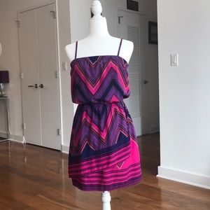 Geometric Silk Dress